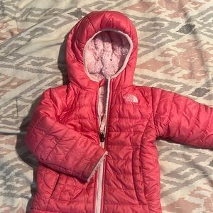 Toddler north face reversible coat